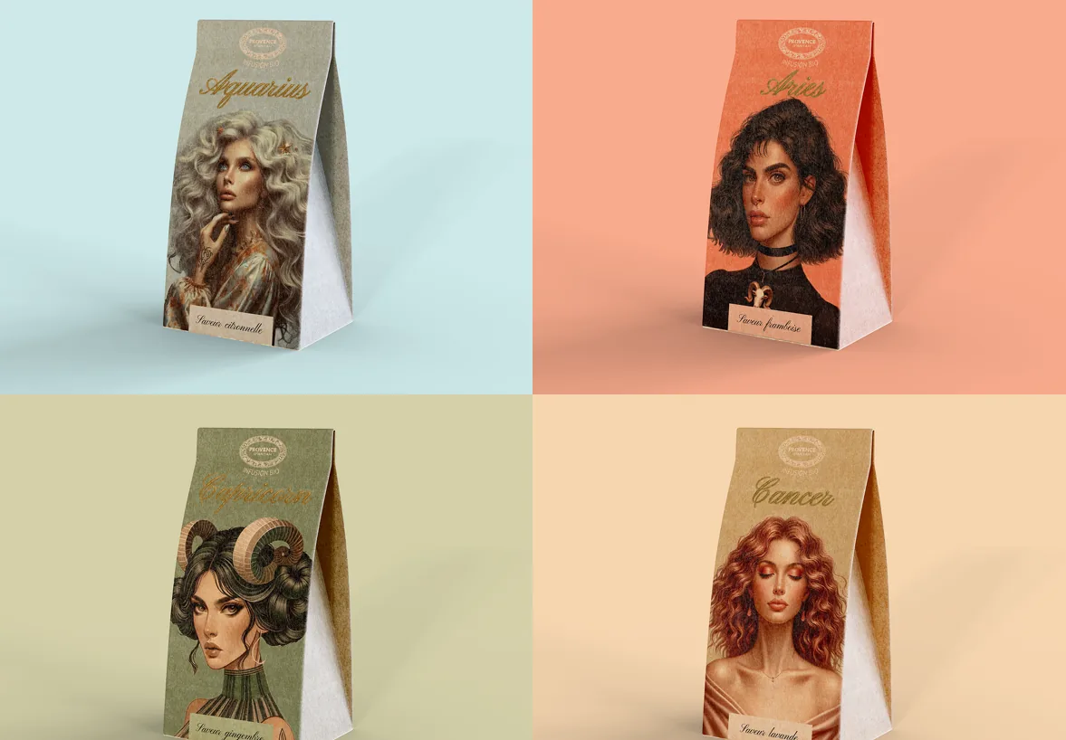 Province d'Antan - Mockup packaging