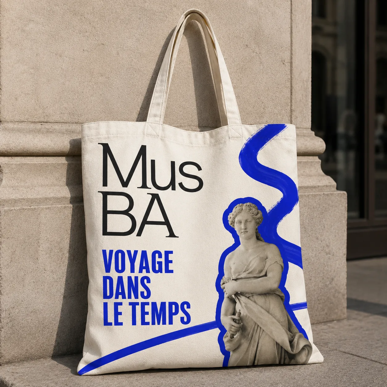 Tote bag in MusBA colours